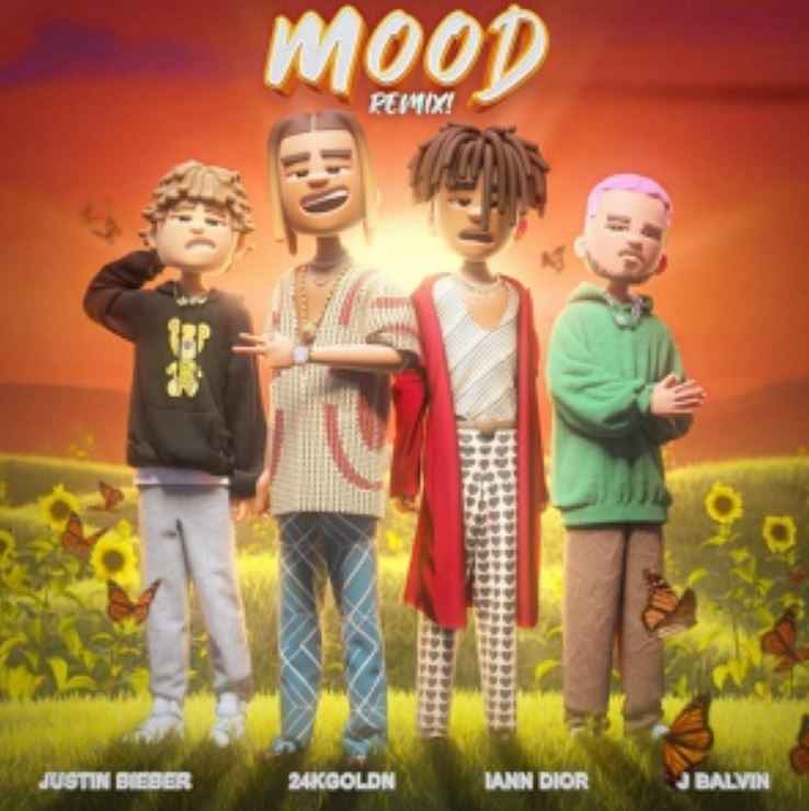 24kGoldn - Mood (Remix) (ft. Justin Bieber, J Balvin, Iann Dior)